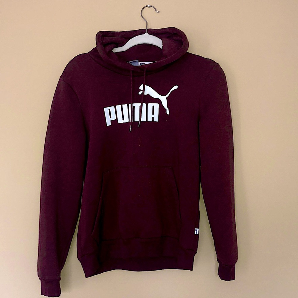 Maroon Puma Hoodie